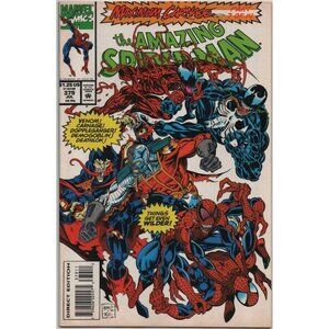 Amazing Spider-Man 379 Marvel Comics 1993 VF/NM 9.0 Maximum Carnage Part 7 Venom